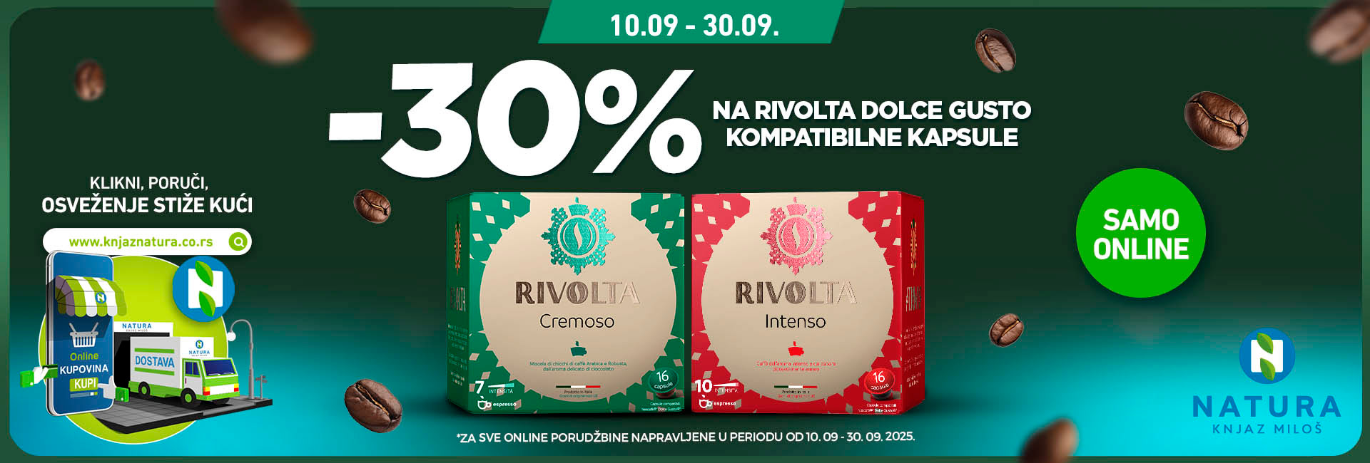 Rivolta Dolce Gusto 30%