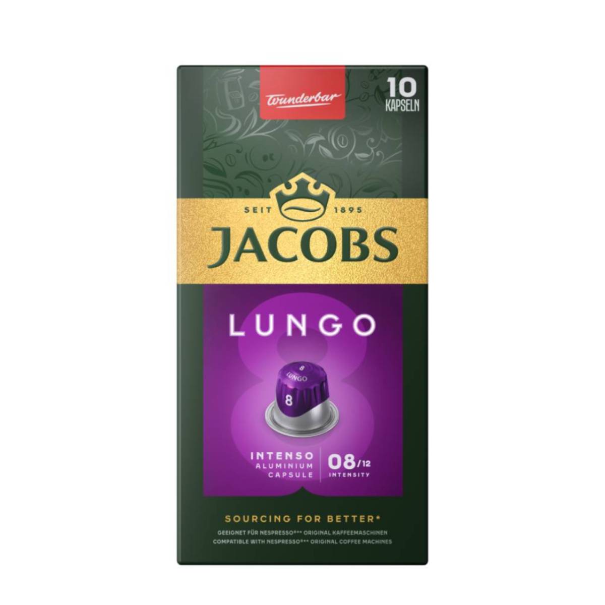 JACOBS LUNGO NESPRESSO KAPSULE 8 1/10 