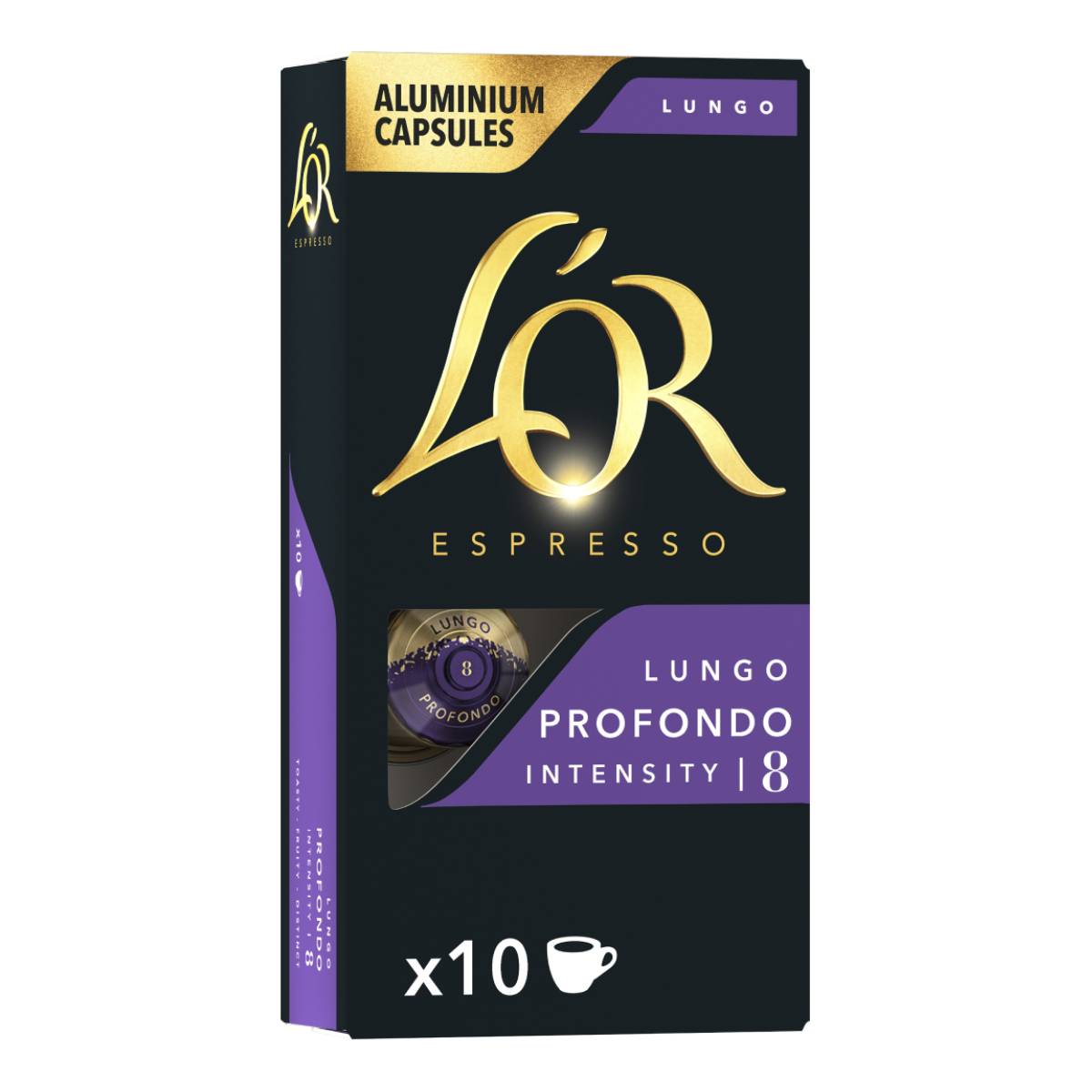 L'OR LUNGO PROFONDO NESPRESSO KAPSULE 8 1/10 