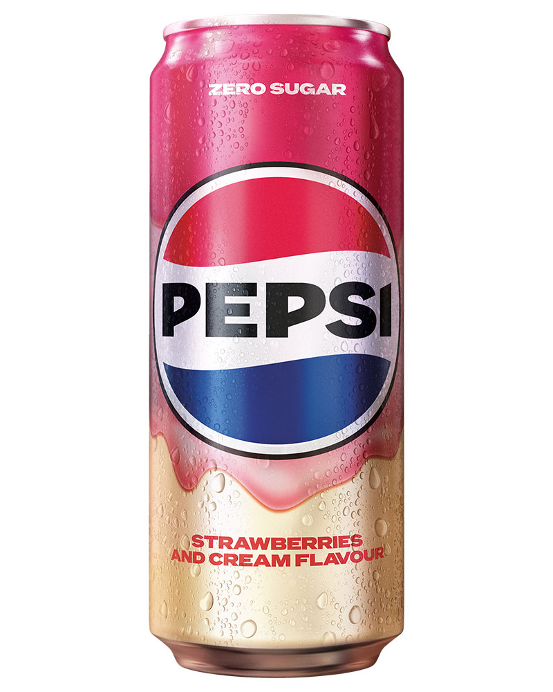 PEPSI STRAWBERRY CREAM 0.33L CAN 