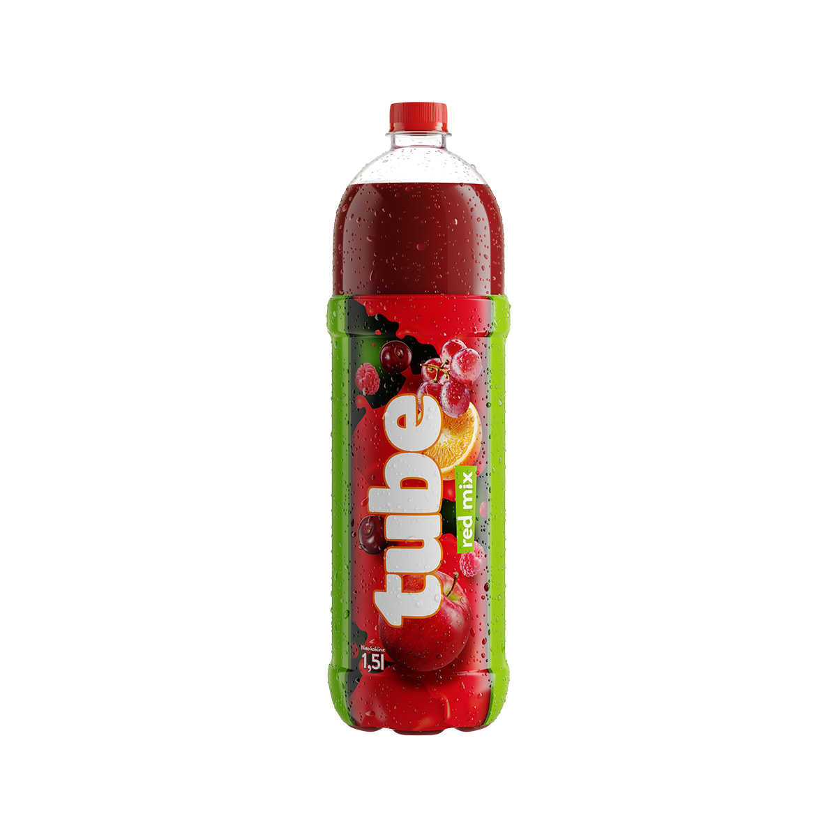 TUBE RED MIX 1,5L PET 