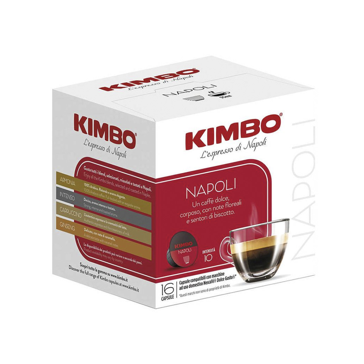 KIMBO DOLCE GUSTO  CAPSULE NAPOLI 16/1 