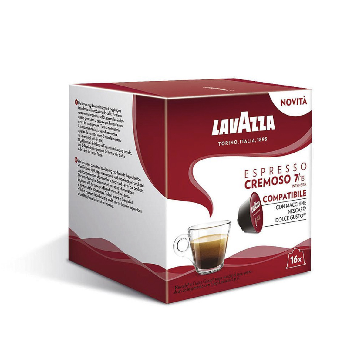 LAVAZZA CREMOSO DOLCE GUSTO CAPSULE  (PAKET 16/1) 