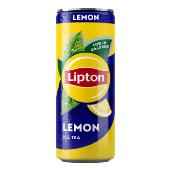 LIPTON BLACK LEMON 0.33L CAN 