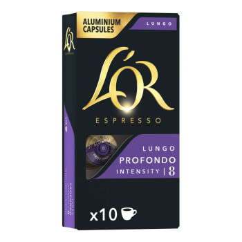 L'OR LUNGO PROFONDO NESPRESSO KAPSULE 8 1/10 