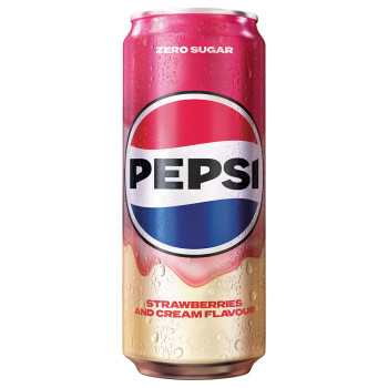 PEPSI STRAWBERRY CREAM 0.33L CAN 
