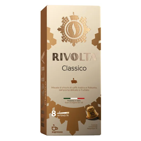 RIVOLTA CLASSICO NESPRESSO KAPSULE  ( PAKET 10/1 ) 