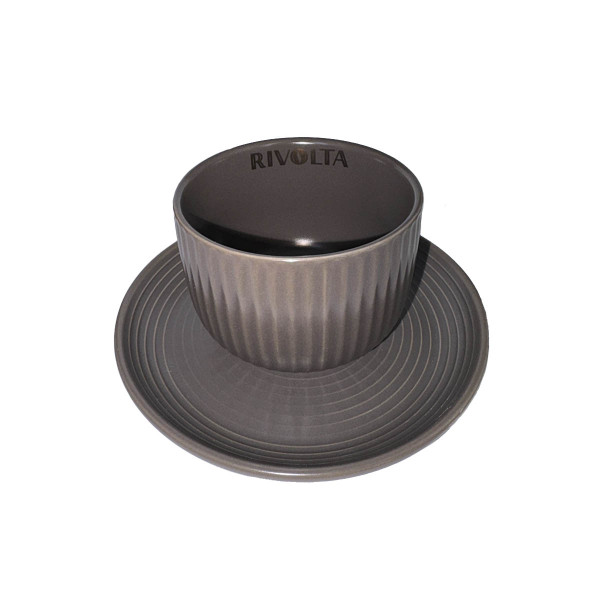 RIVOLTA ESPRESSO ŠOLJICA SA TACNOM 90ML 