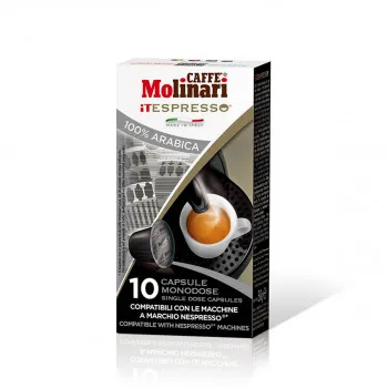 MOLINARI 100% ARABICA NESPRESSO CAPSULE (PAKET 10/1) 