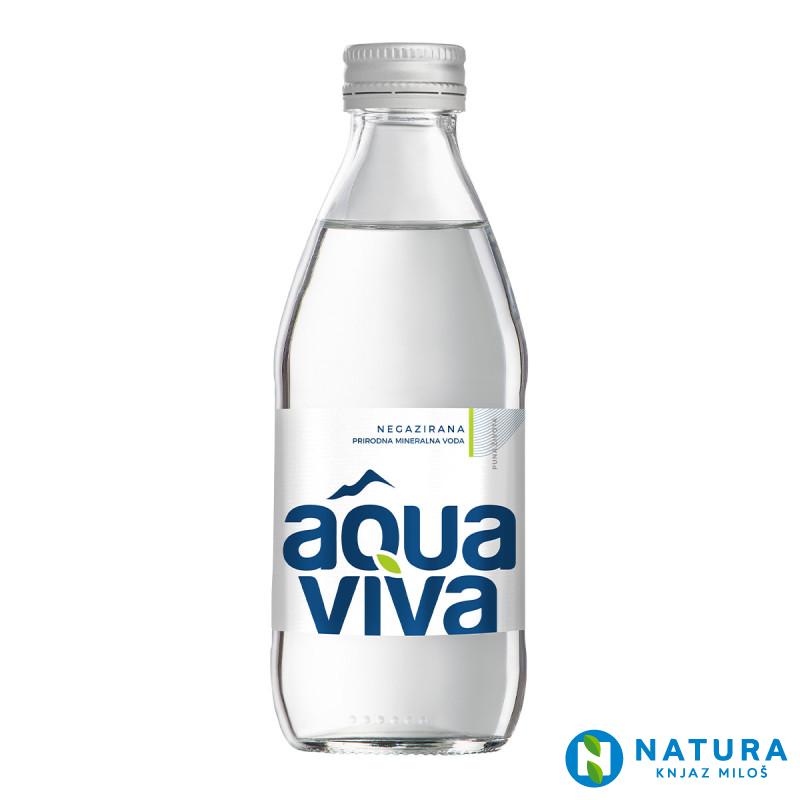 WATER AQUA VIVA 0.25L GLASS 