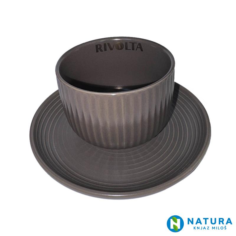 RIVOLTA CAPPUCCINO ŠOLJICA SA TACNOM 200ML