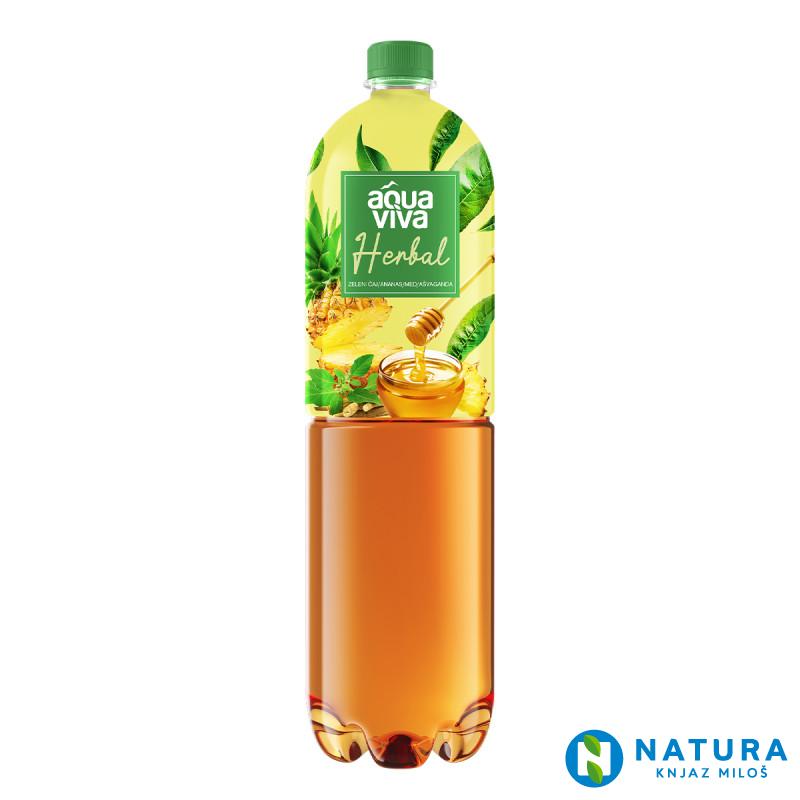 AQUA VIVA HERBAL ANANAS AŠVAGANDA 1,5L