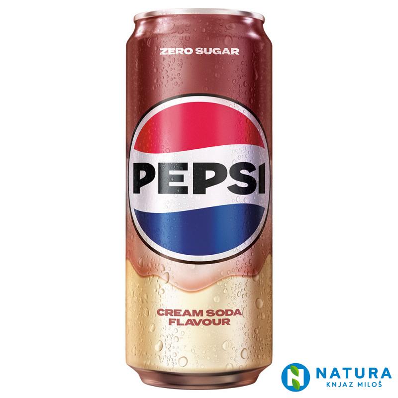 PEPSI CREAM SODA 0.33L CAN 